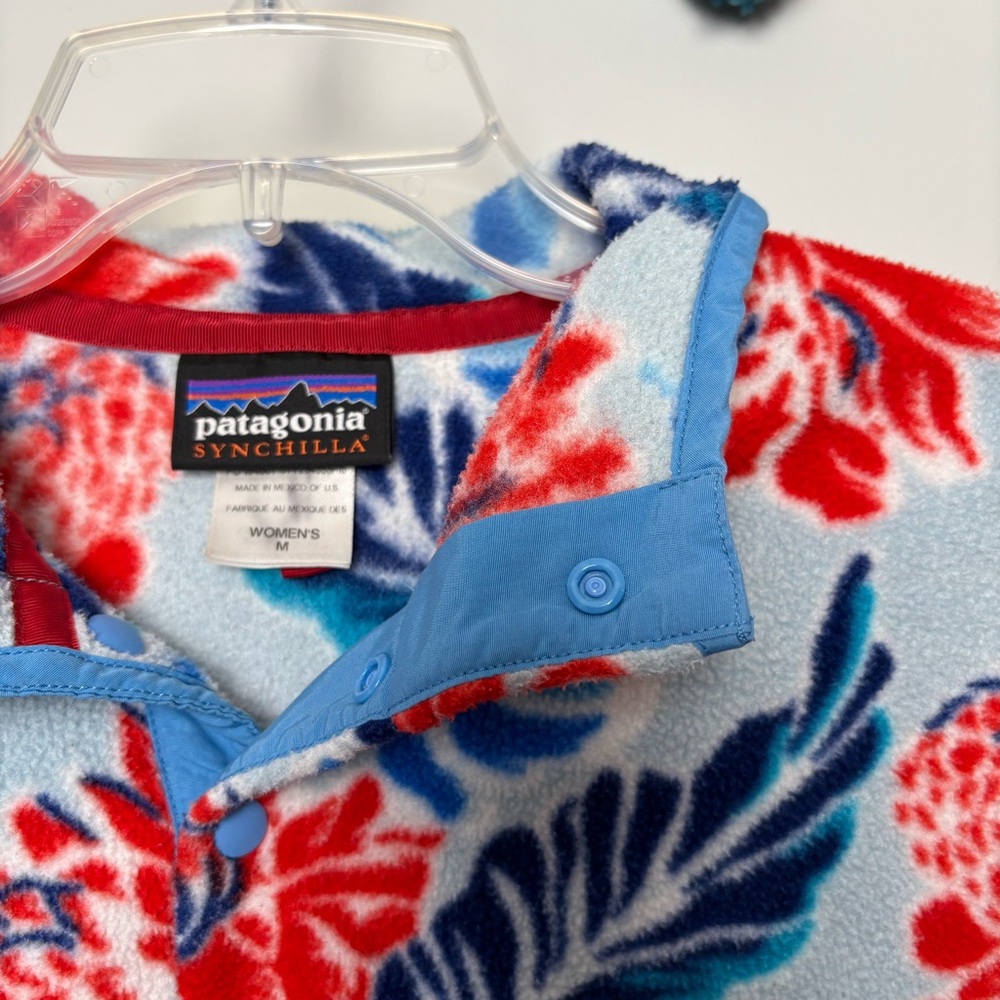Patagonia Synchilla Snap-T Manoa Dusk Blue Pullover - Picture 2 of 11